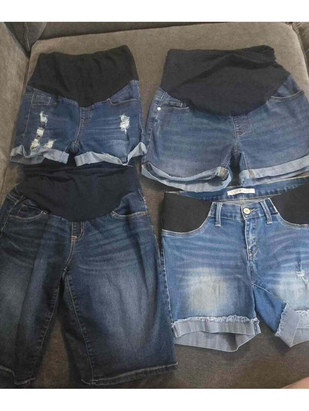 Maternity Jean Shorts Lot